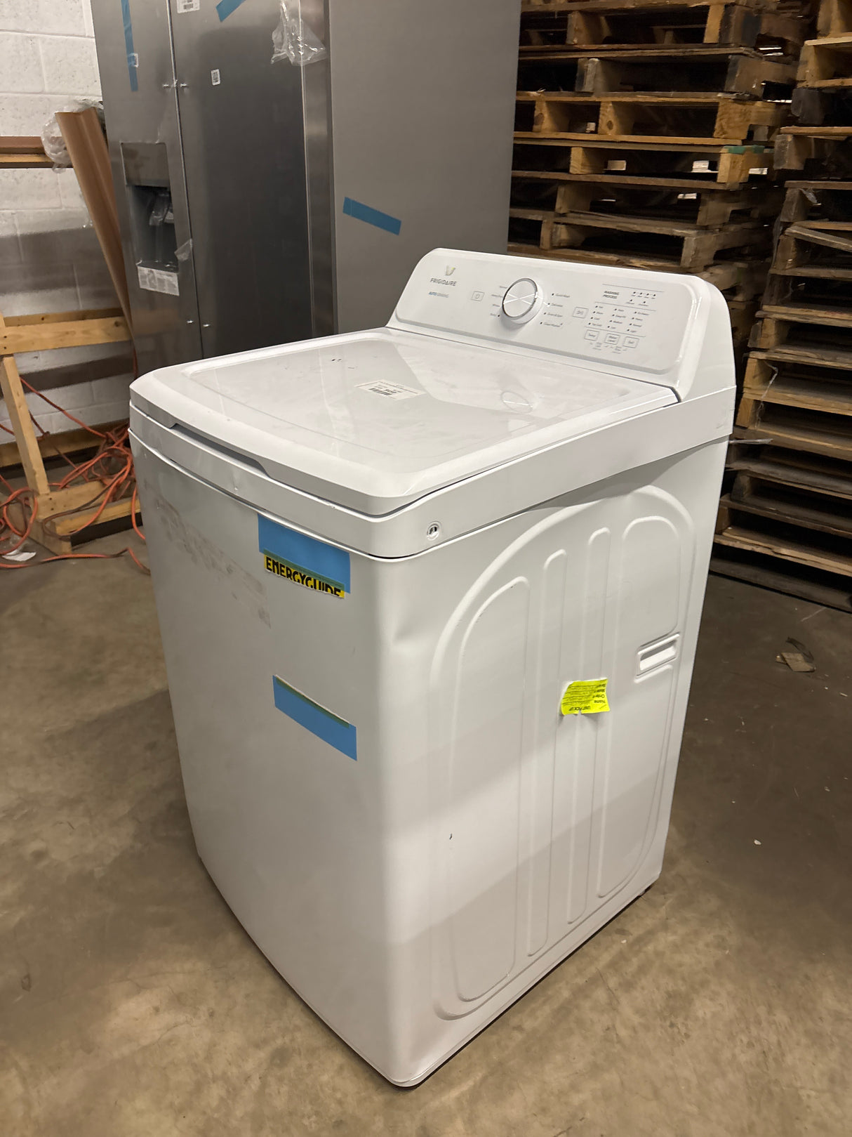4.1 Cu. Ft. Top Load Washer in White with 8 wash cycles