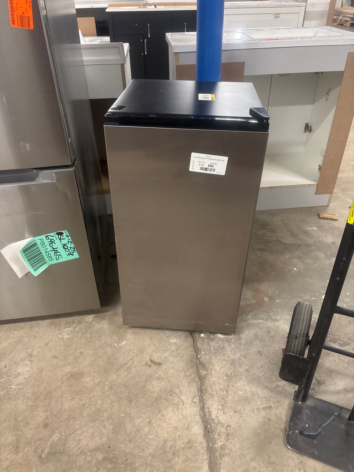 3.2 cu. ft. Mini Refrigerator in Stainless Steel, ENERGY STAR