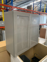 Westfield Dusk Gray Shaker Stock Assembled Wall Kitchen Cabinet (30 in. W x 12 in. D)