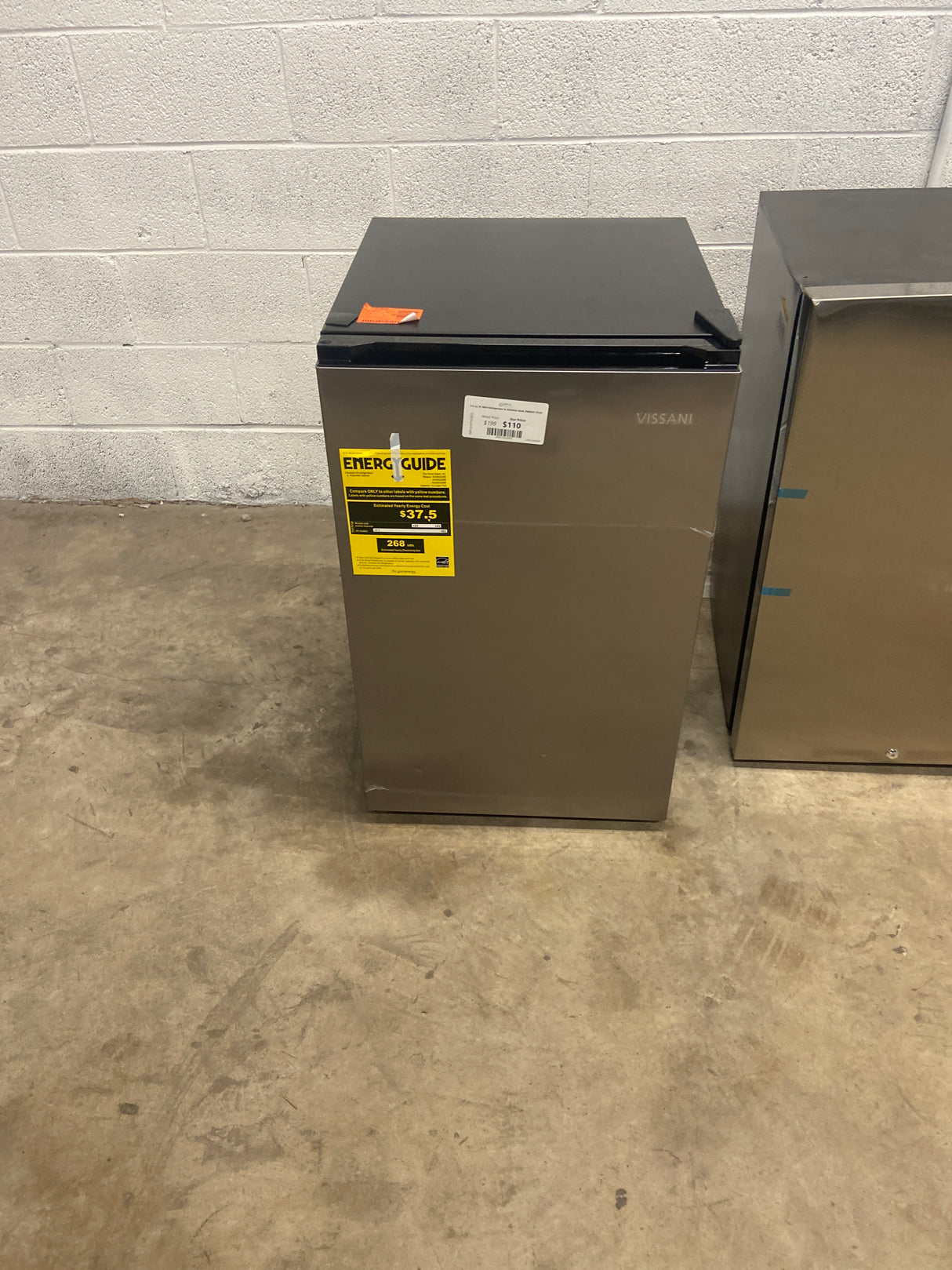 4.3 cu. ft. Mini Refrigerator in Stainless Steel, ENERGY STAR