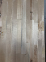 8 ft. L x 25 in. D Unfinished Birch Solid Wood Butcher Block Countertop with Square Edge