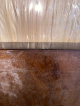 4 ft. L x 25 in. D Finished Saman Solid Wood Butcher Block Countertop With Live Edge