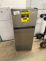 4.5 cu. ft. 2-Door Mini Refrigerator in Platinum Steel with Freezer