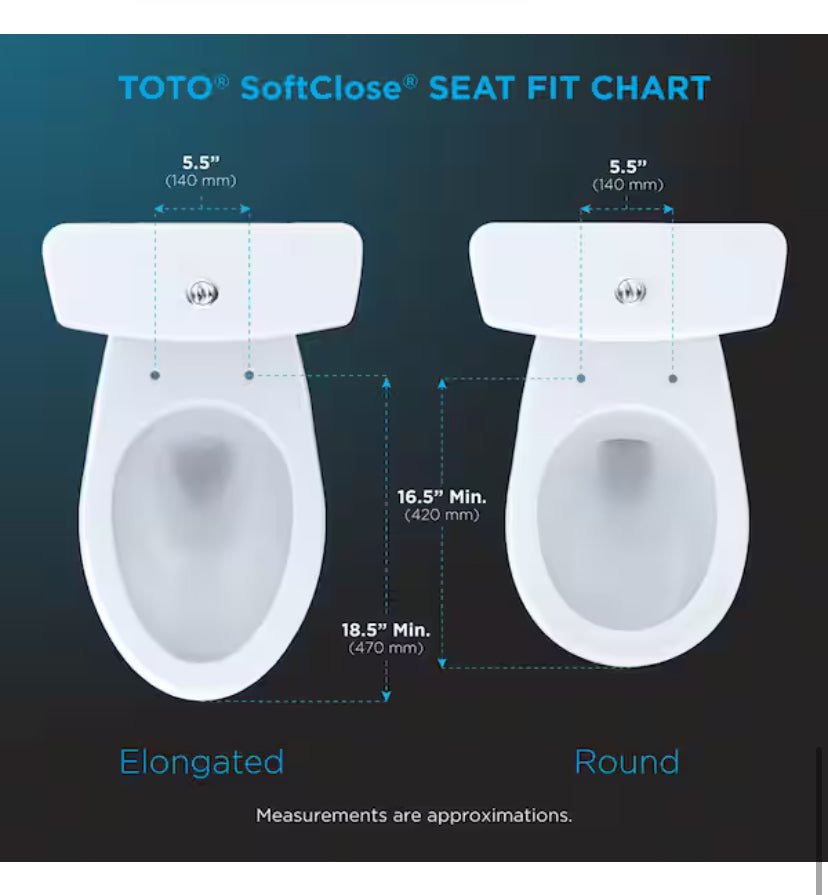 SoftClose Elongated Closed Front Toilet Seat in Sedona Beige