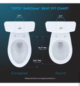 SoftClose Elongated Closed Front Toilet Seat in Sedona Beige