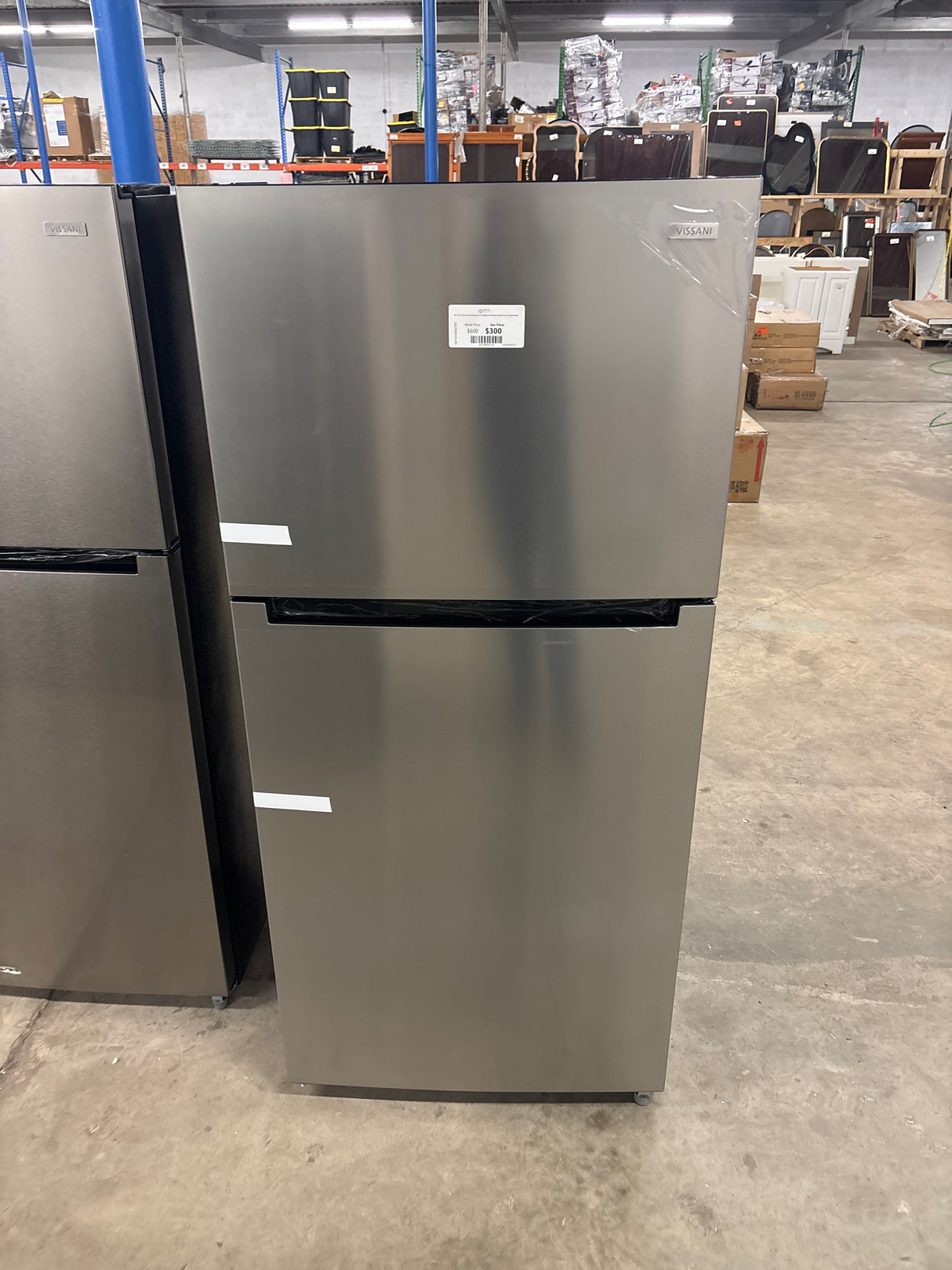 18.1 cu. ft. Top Freezer Refrigerator in Fingerprint Resistant Stainless Look, Garage Ready