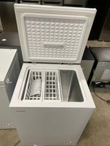 5.0 cu. ft. Manual Defrost Chest Freezer with LED Light in White Garage Ready