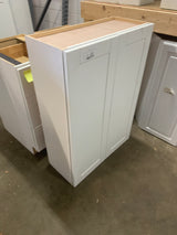 Arlington Vesper White Plywood Shaker Stock Assembled Wall Kitchen Cabinet Soft Close 30 in W x 12 in D x 42 in H