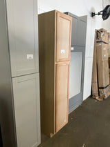 18 in. W x 24 in. D x 84 in. H Assembled Pantry Kitchen Cabinet in Unfinished with Recessed Panel