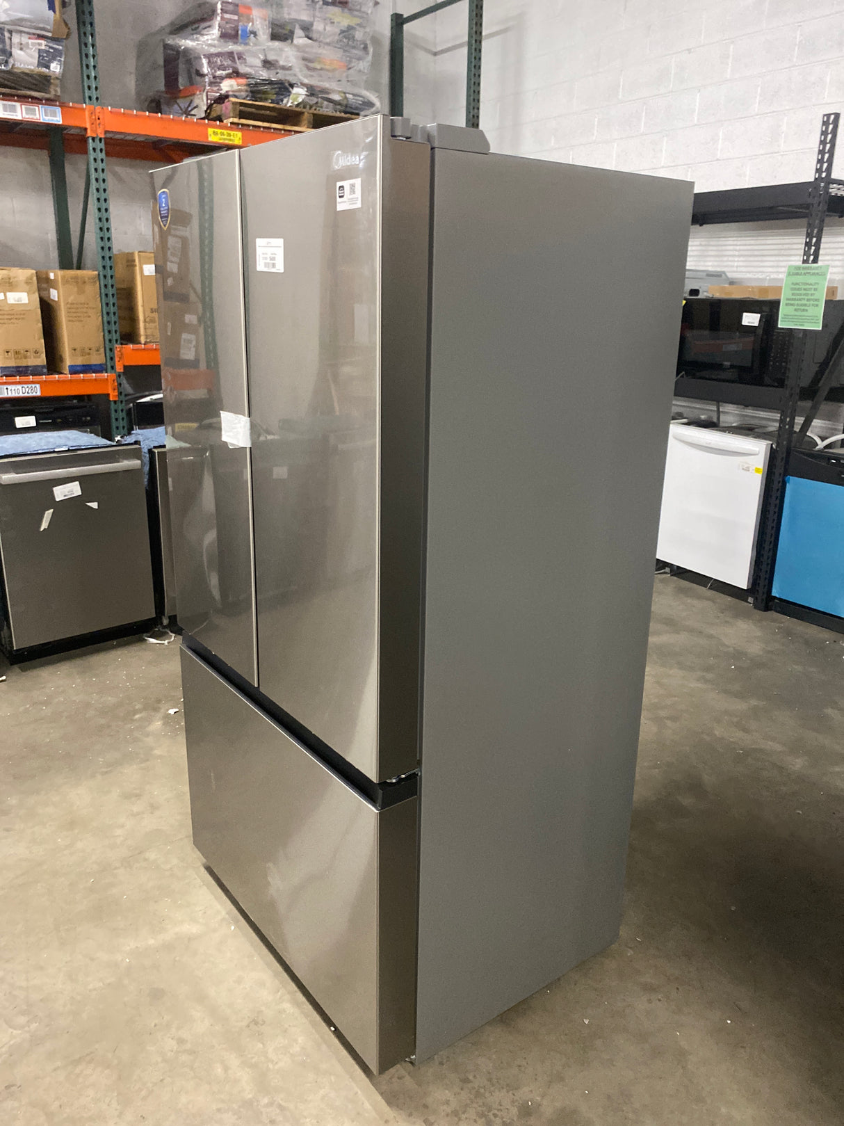 Midea 27 cu. ft. Counter-Depth French Door Refrigerator with AutoFill Water Pitcher