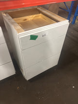 Westfield 24 in. W x 24 in. D x 35 in. H Shaker Stock Drawer Base Kitchen Cabinet in Feather White