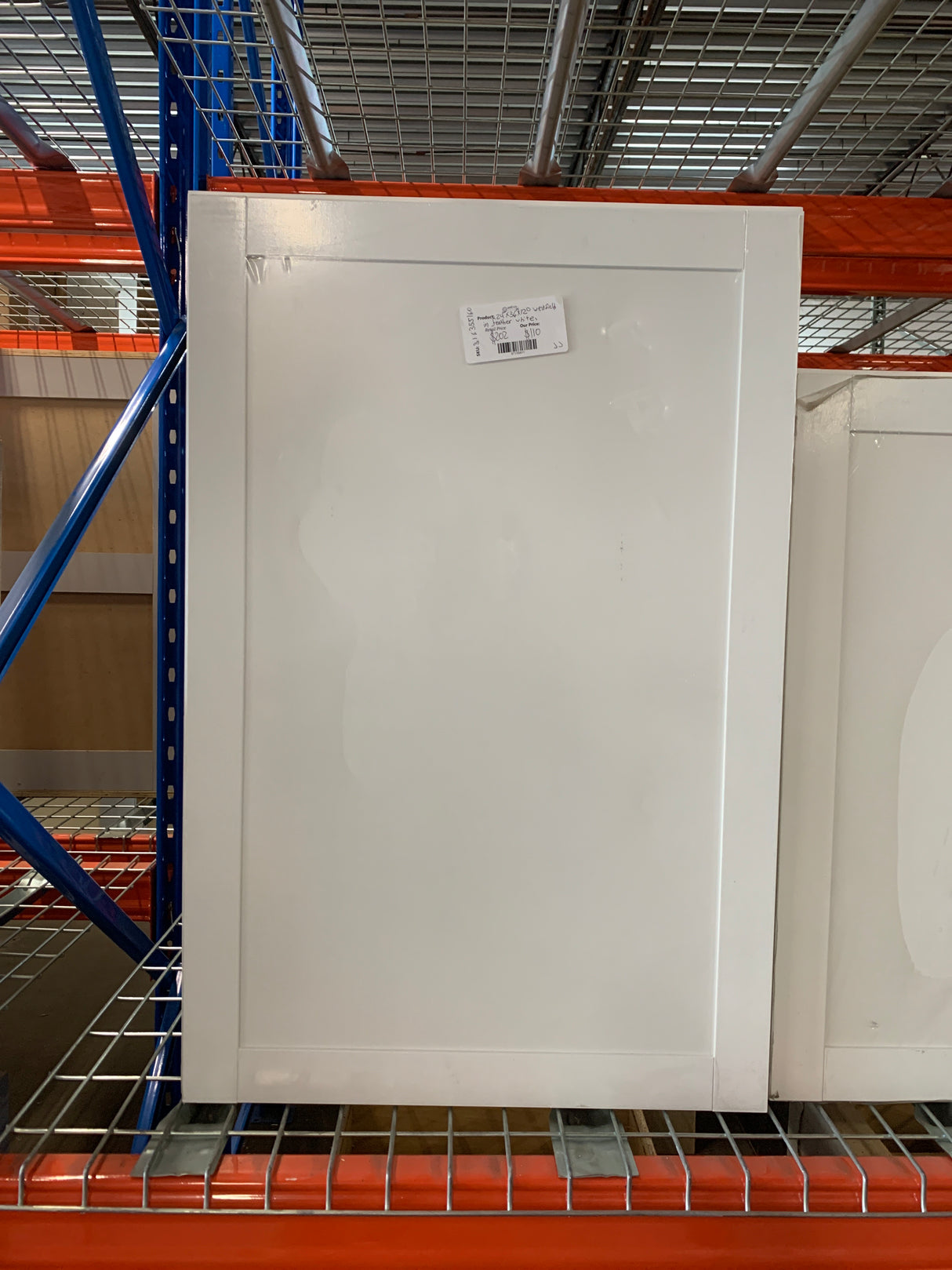 Westfield Feather White Shaker Stock Assembled Wall Kitchen Cabinet (24 in. W x 12 in. D x 36 in. H)