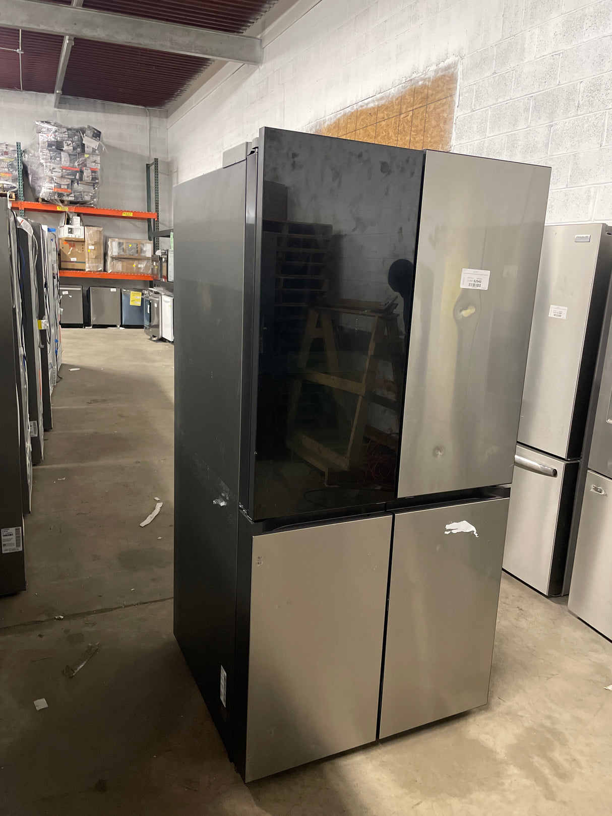 Samsung 29 cu. ft. Bespoke 4-door Flex Refrigerator with Beverage Zone and Auto Open Door
