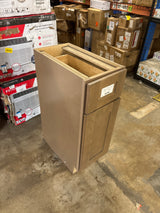 12in. W Base Kitchen Cabinet in Smoked Cashew (12in. W 34.5in. H 24in. D)