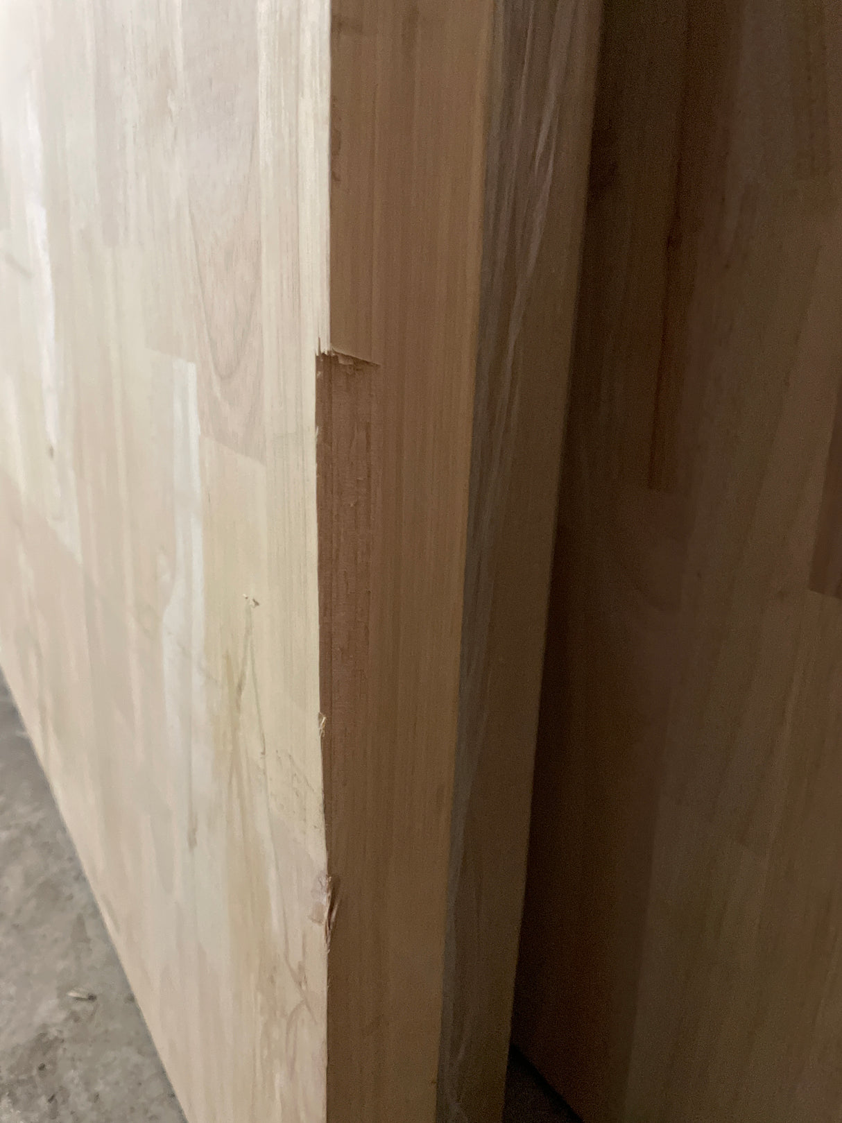 6 ft. L x 39 in. D Unfinished Hevea Butcher Block Island Countertop in With Standard Edge