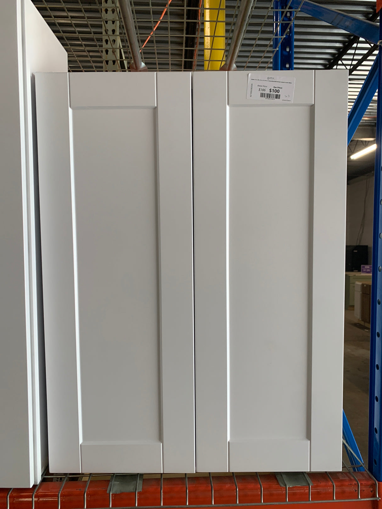 Shaker 27 in. W x 12 in. D x 36 in. H Assembled Wall Kitchen Cabinet in Satin White