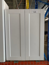 Shaker 27 in. W x 12 in. D x 36 in. H Assembled Wall Kitchen Cabinet in Satin White