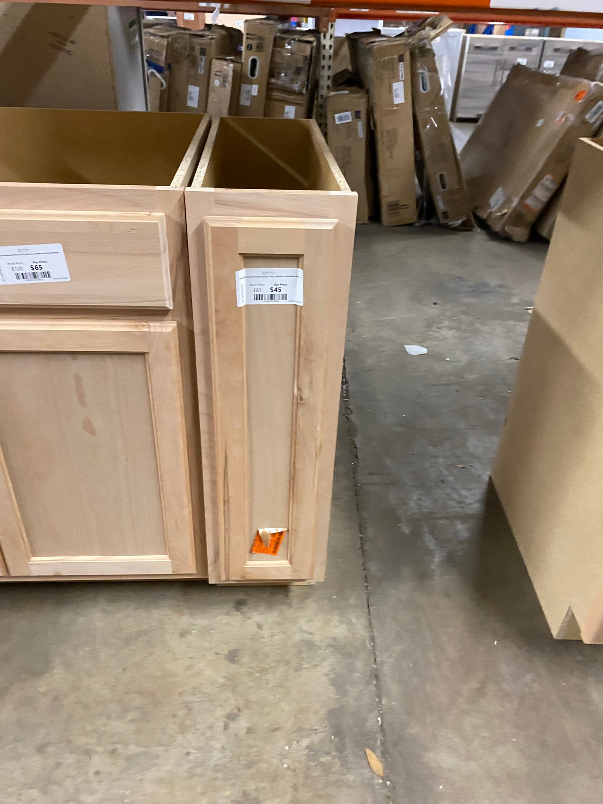 Hampton Assembled 9x34.5x24 in. Base Cabinet in Unfinished Beech