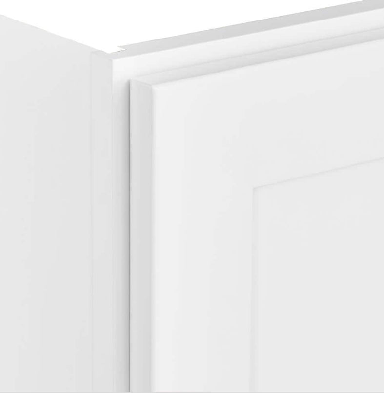 Avondale Shaker Alpine White Ready to Assemble Plywood 30 in Wall Kitchen Cabinet (30 in W x 36 in H x 12 in D)