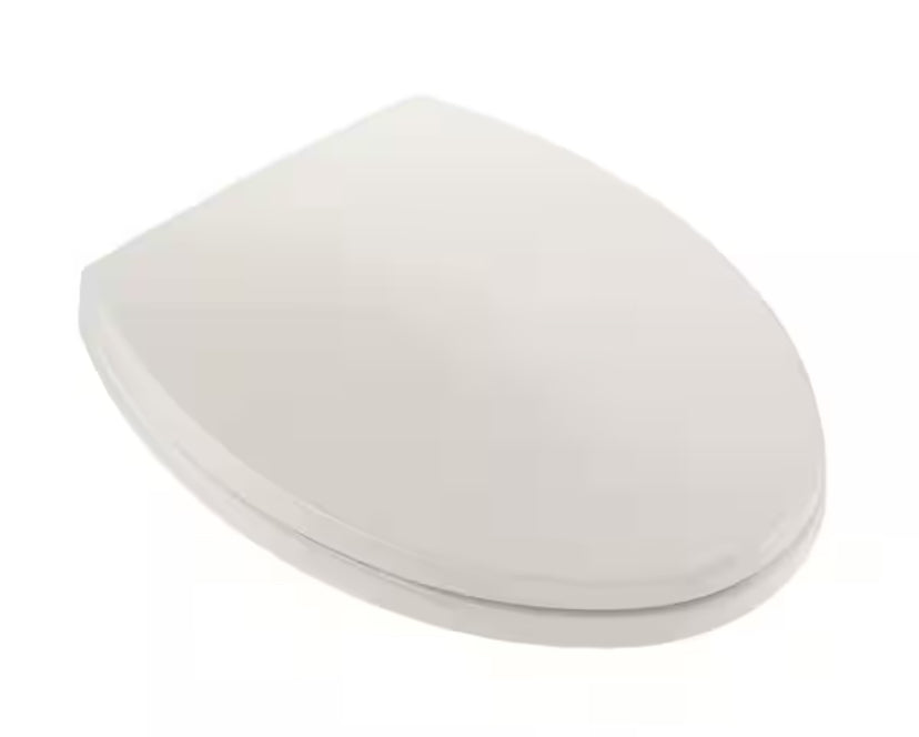 SoftClose Elongated Closed Front Toilet Seat in Sedona Beige