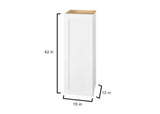 Avondale Shaker Alpine White Ready to Assemble Plywood 15 in Wall Kitchen Cabinet (15 in W x 42 in H x 12 in D)