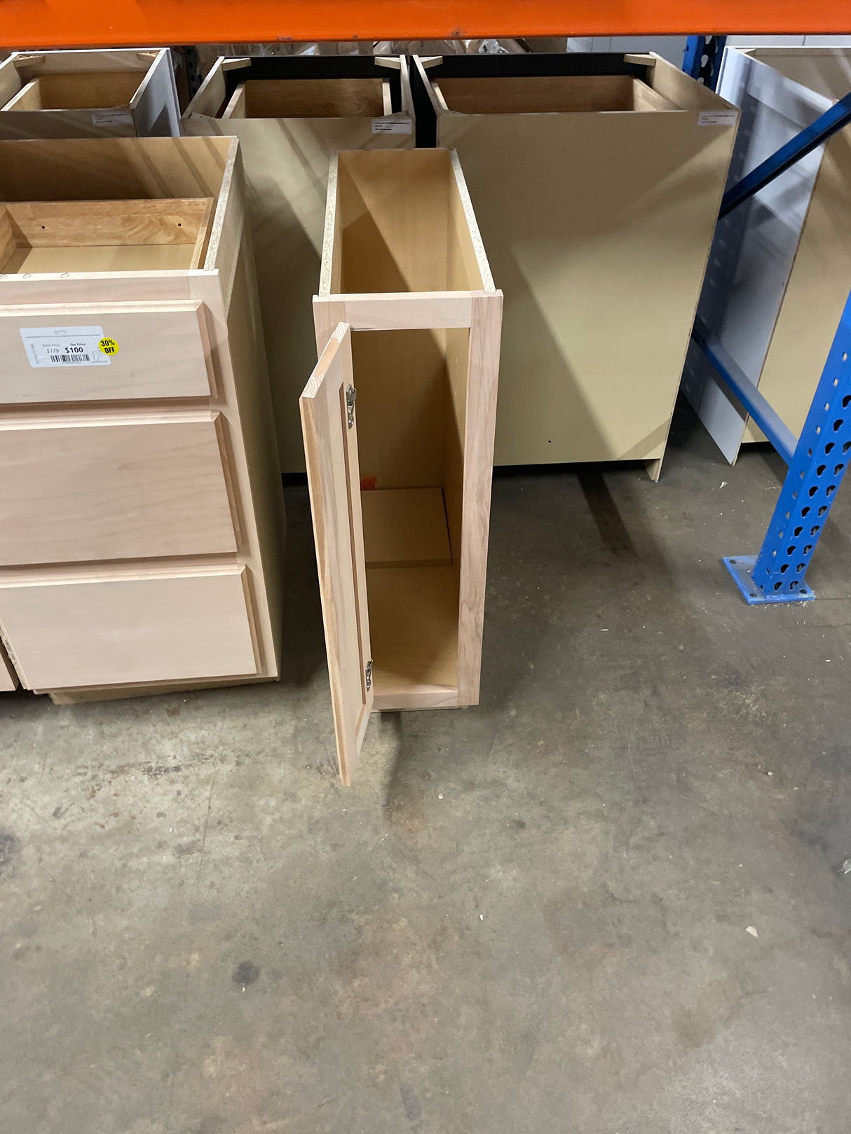 Hampton Assembled 9x34.5x24 in. Base Cabinet in Unfinished Beech