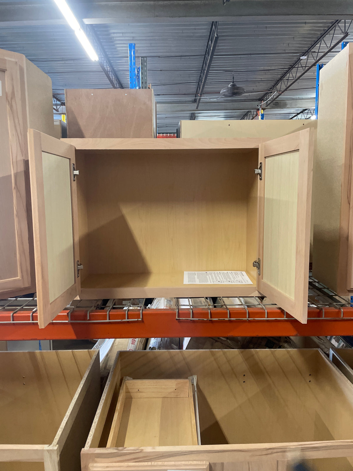 Recessed Panel 30 in. W x 12 in. D x 24 in. H Assembled Wall Bridge Cabinet in Unfinished