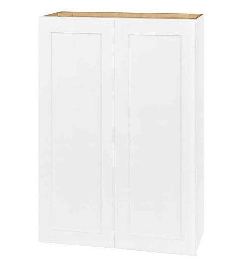 Avondale Shaker Alpine White Quick Assemble Plywood 30 in Wall Kitchen Cabinet (30 in W x 42 in H x 12 in D)