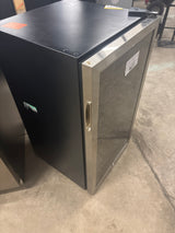 17.5 in. Single zone 24-Bottle or 117-Can Freestanding Beverage and Wine Cooler in Stainless Steel