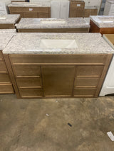 Winsome 48 in. Bath Vanity Cabinet with Cultured Marble Top in Sand