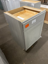 Westfield Dusk Gray Shaker Stock Assembled Base Kitchen Cabinet (24 in. W x 23.75 in. D x 35 in. H)