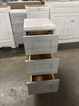 Delridge 12 in. W x 14.5 in. D x 29 in. H Pearl Gray Linen Cabinet