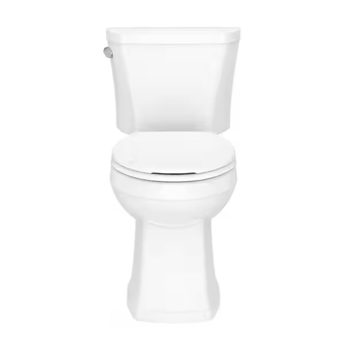 Avalanche Two-Piece 1.28 GPF Single Flush Elongated ADA Toilet in White with Slow Close Seat