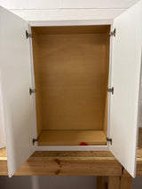 Hampton 27 in. W x 12 in. D x 42 in. H Assembled Wall Cabinet in Satin White