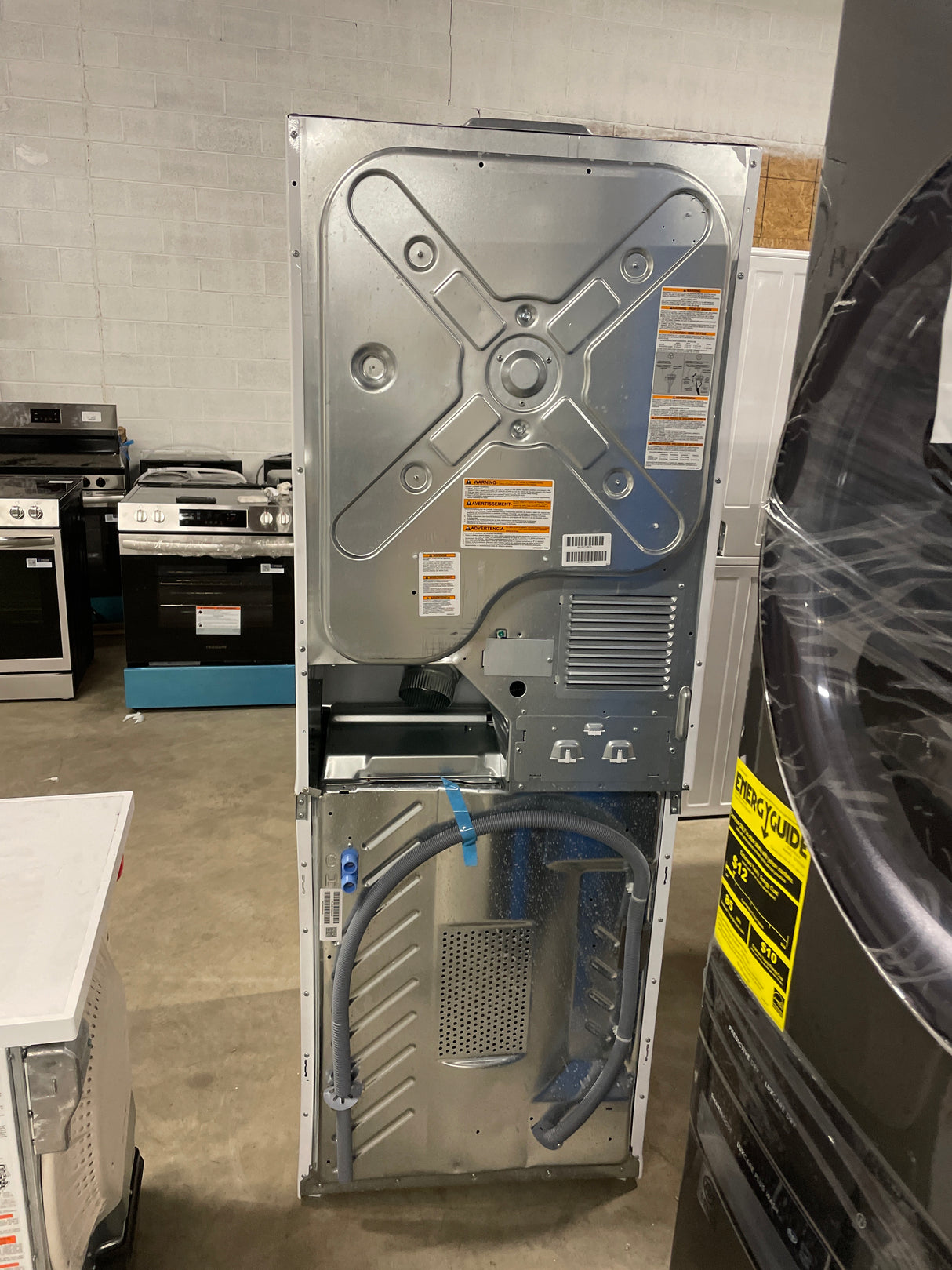 3.9 cu. ft. Washer and 5.5 cu. ft. Electric Dryer Combo in White with Quick Wash & Dry Cycle and MaxFill Wash Cycle