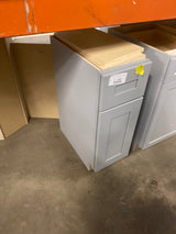 Designer Series Melvern 12 in. W x 24 in. D x 34.5 in. H Assembled Shaker Base Kitchen Cabinet in White