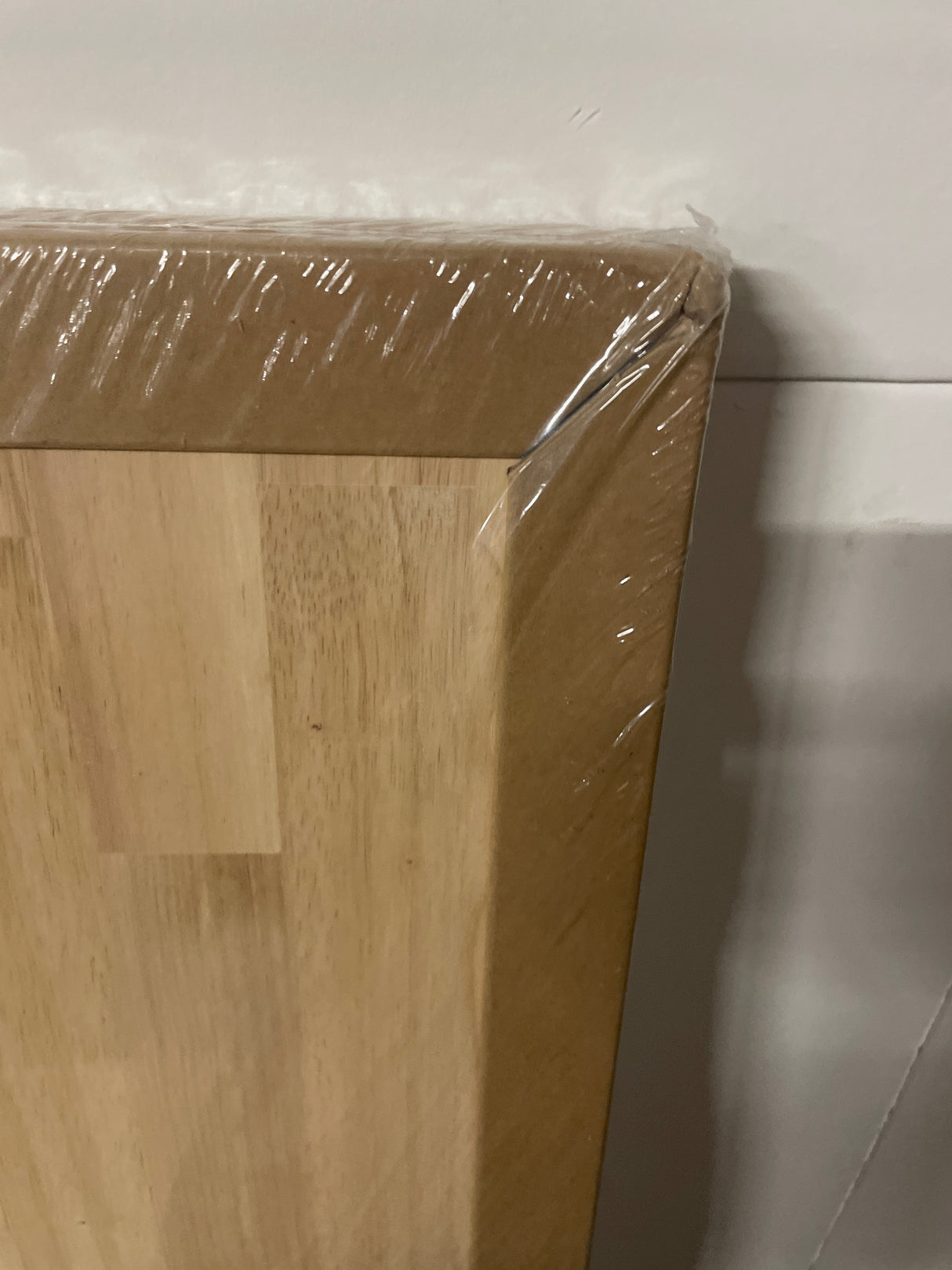 4 ft. L x 25 in. D Unfinished Hevea Solid Wood Butcher Block Countertop With Square Edge