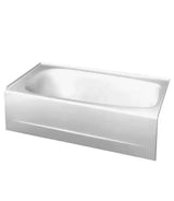Cambridge 60 in. x 32 in. Soaking Bathtub with Left Hand Drain in White