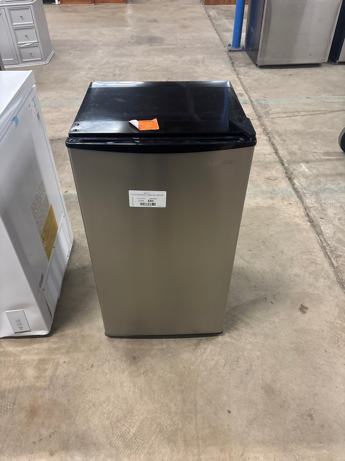 3.2 cu. ft. Mini Refrigerator in Stainless Steel, ENERGY STAR