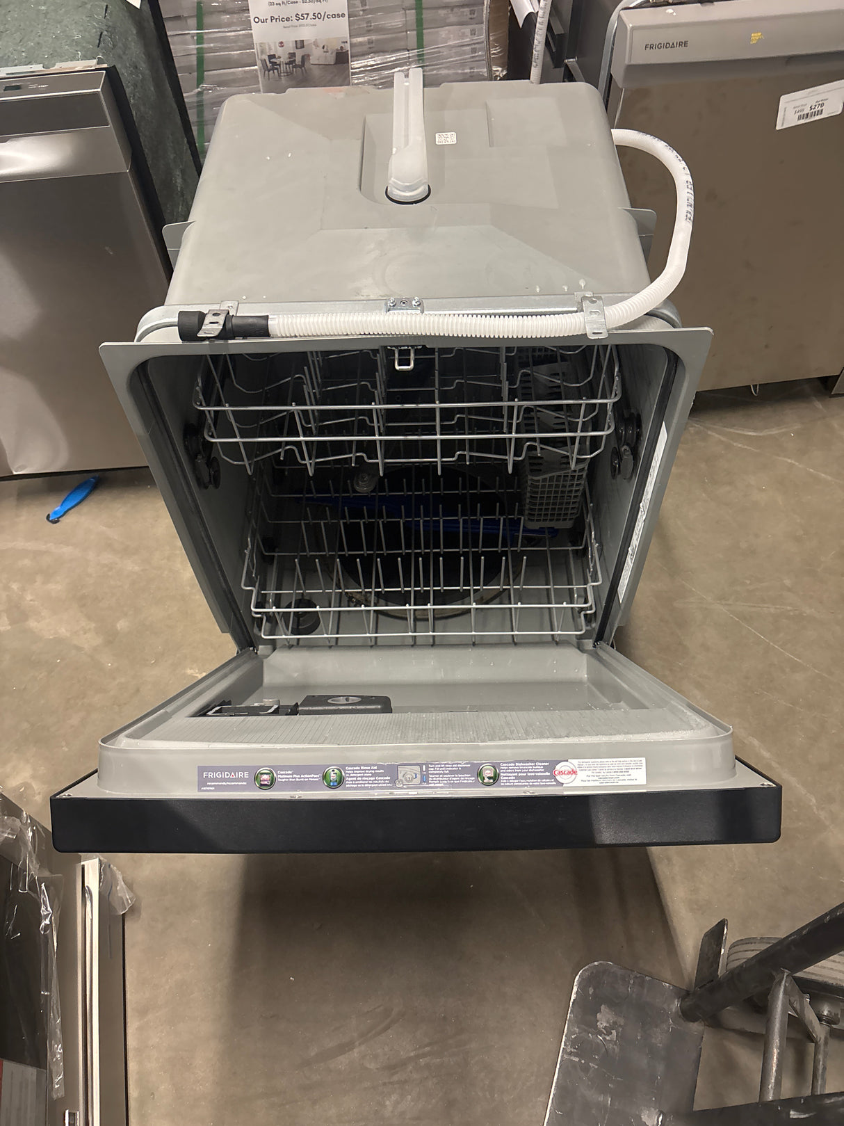 24 in. Front Control Smart Built-In Tall Tub 62 dBA Dishwasher in Stainless Steel