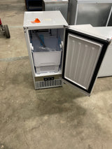 14.96 in. Freestanding/Built-in Ice Makers, 120 lbs./Day, 30 lbs. Storage, Stainless Steel, Full Size Cubes
