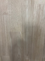 6 ft. L x 39 in. D Unfinished Hevea Butcher Block Island Countertop in With Standard Edge