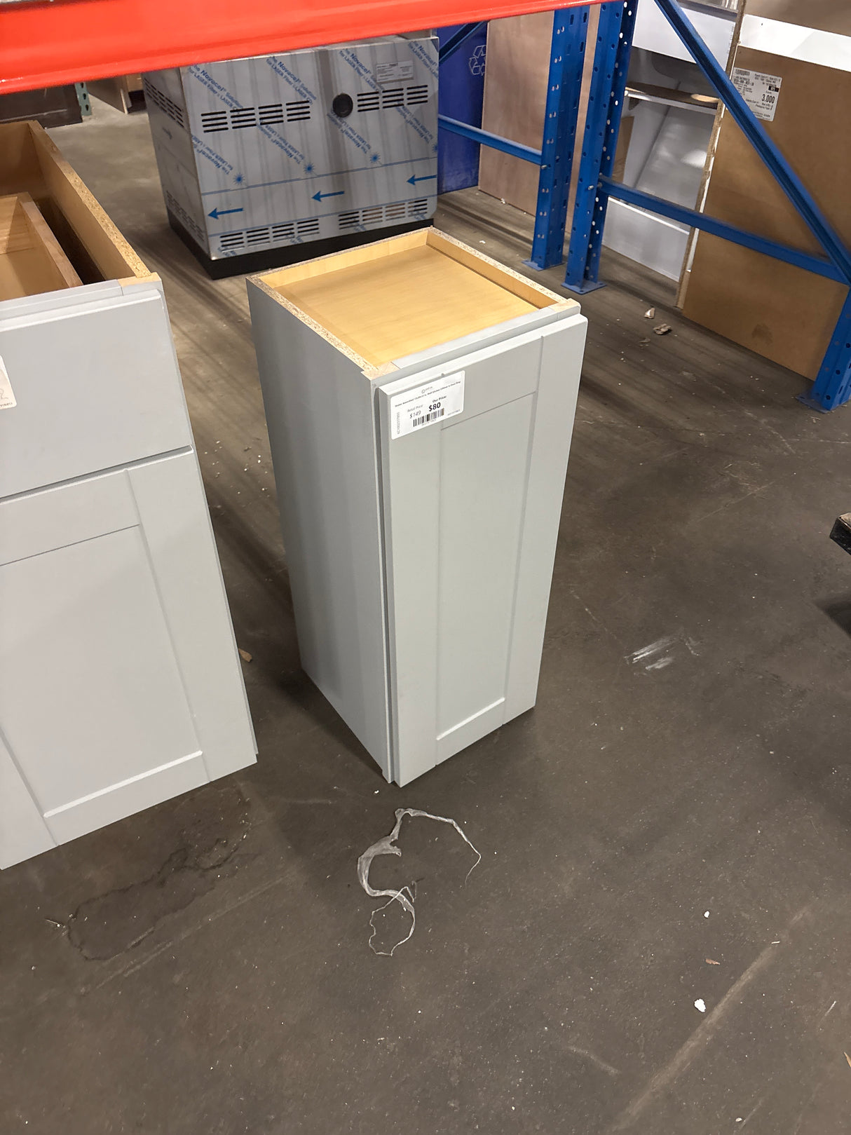 Shaker Assembled 12x30x12 in. Wall Kitchen Cabinet in Dove Gray