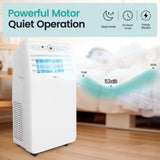 12,000 BTU (7,500 BTU DOE) Portable Air Conditioner Cools 400 sq. ft. with Heater, Dehumidifier, Remote & Window Kit