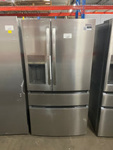 36 in. 26 cu. ft. Standard-Depth 4-Door French Door Refrigerator in Fingerprint-Resistant Stainless Steel Look