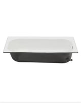 Aloha 60 in. x 30 in. Soaking Bathtub with Left Drain in White