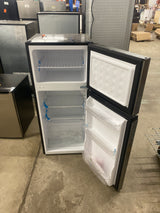 4.5 cu. ft. 2-Door Mini Refrigerator in Platinum Steel with Freezer