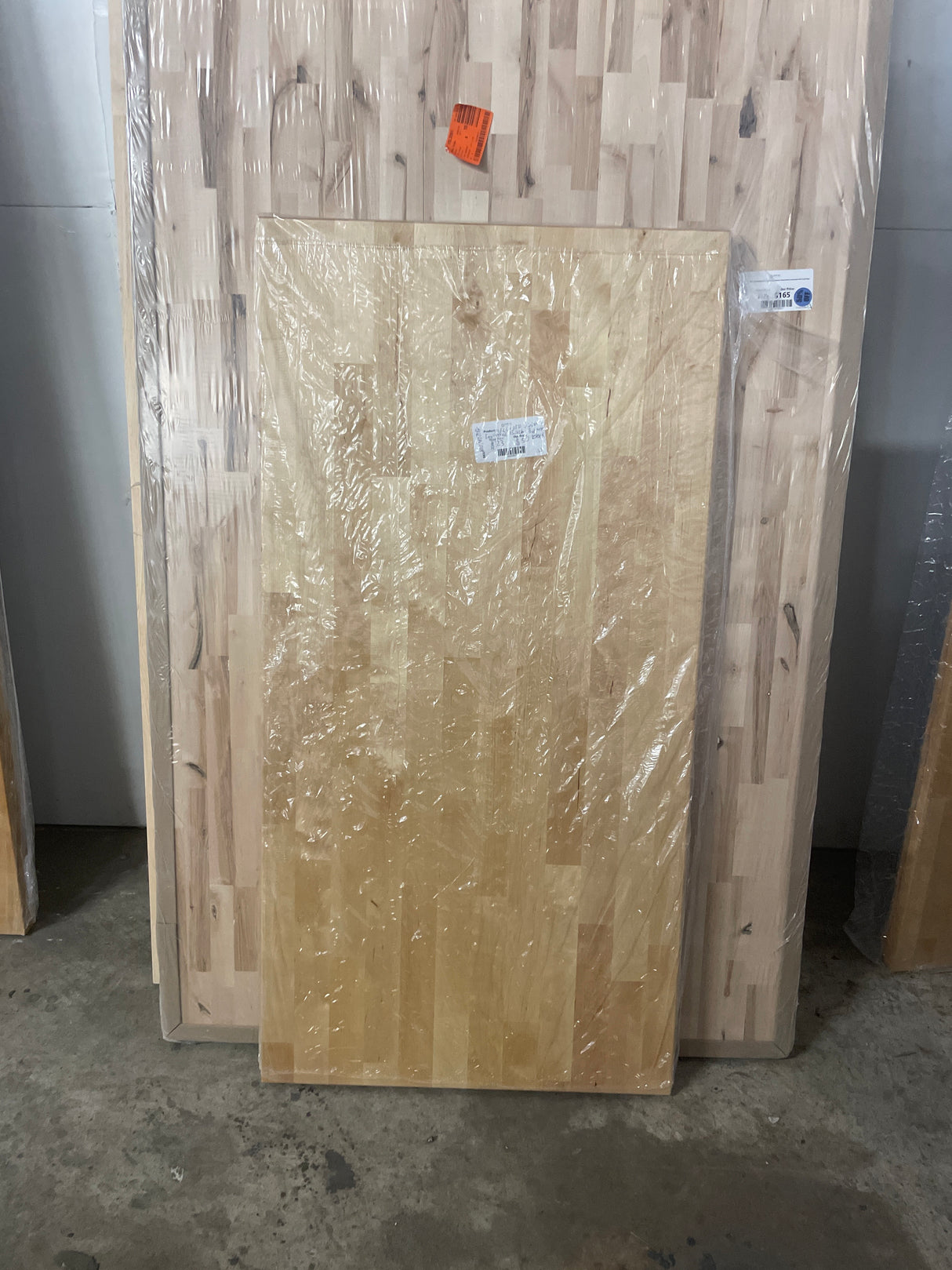 4 ft. L x 25 in. D Finished Engineered Birch Butcher Block Countertop