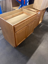 Recessed Panel 36 in. W x 24 in. D x 34.5 in. H Assembled Base Cabinet in Unfinished