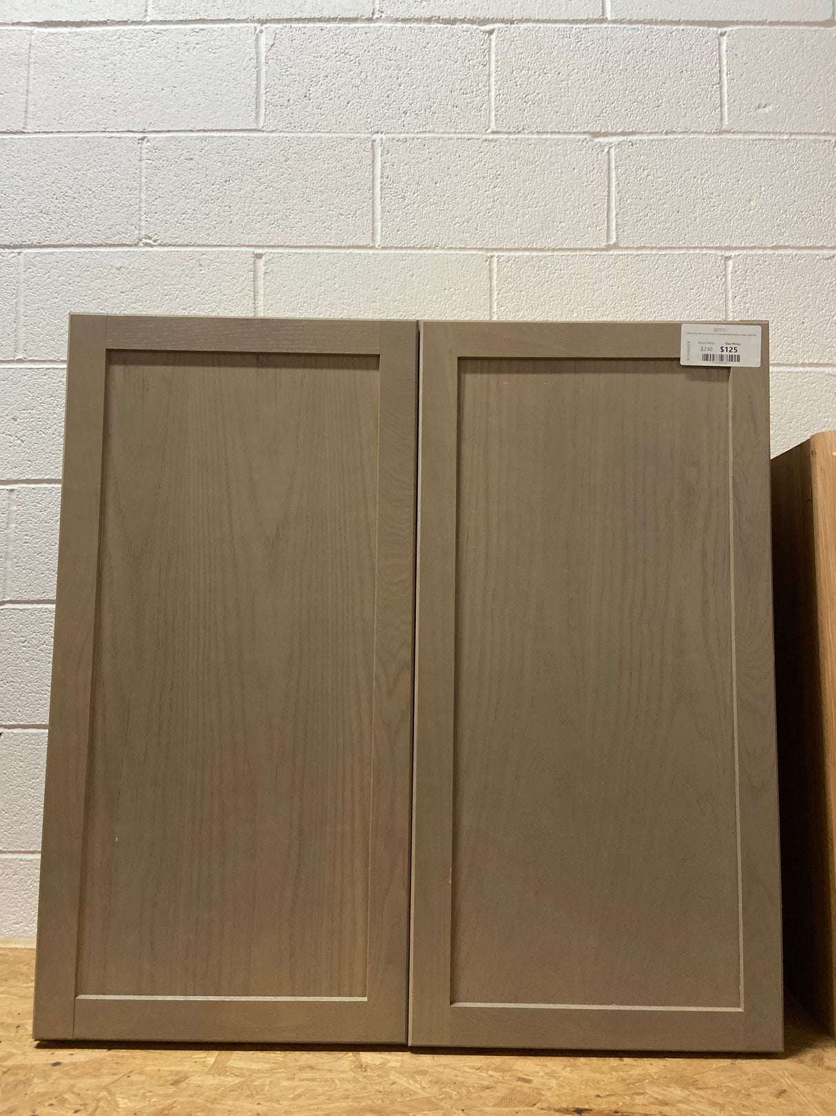 Sinclair 36 in. W x 12 in. D x 36 in. H Assembled Wall Cabinet in Shaker Light Oak